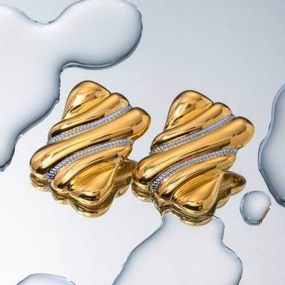 Pippa Two Tone Aretes