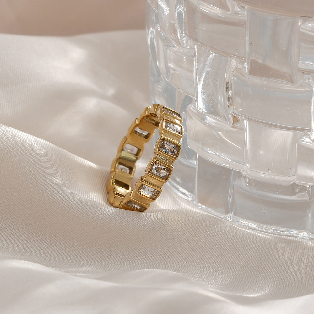 Calla Diamante Anillo