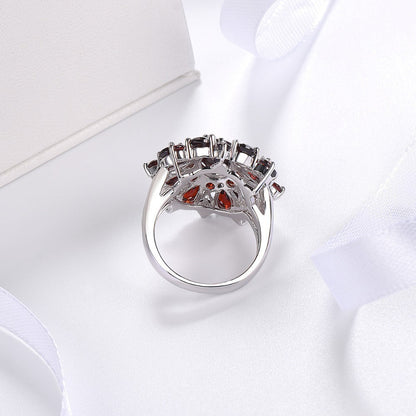 Scarlet Petal Anillo | Oro