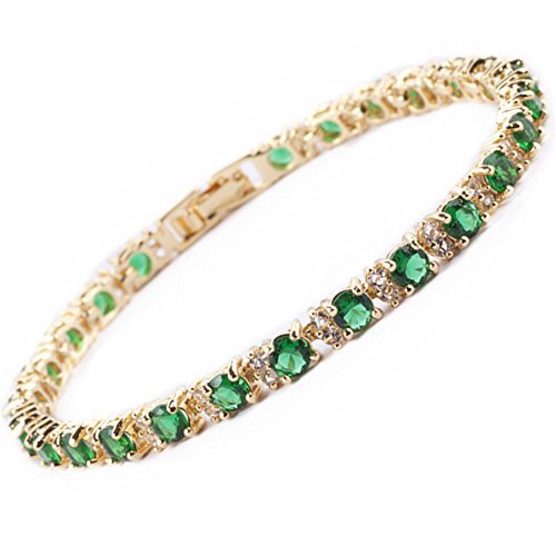 Esmeralda Trio Pulsera Tenis | Oro