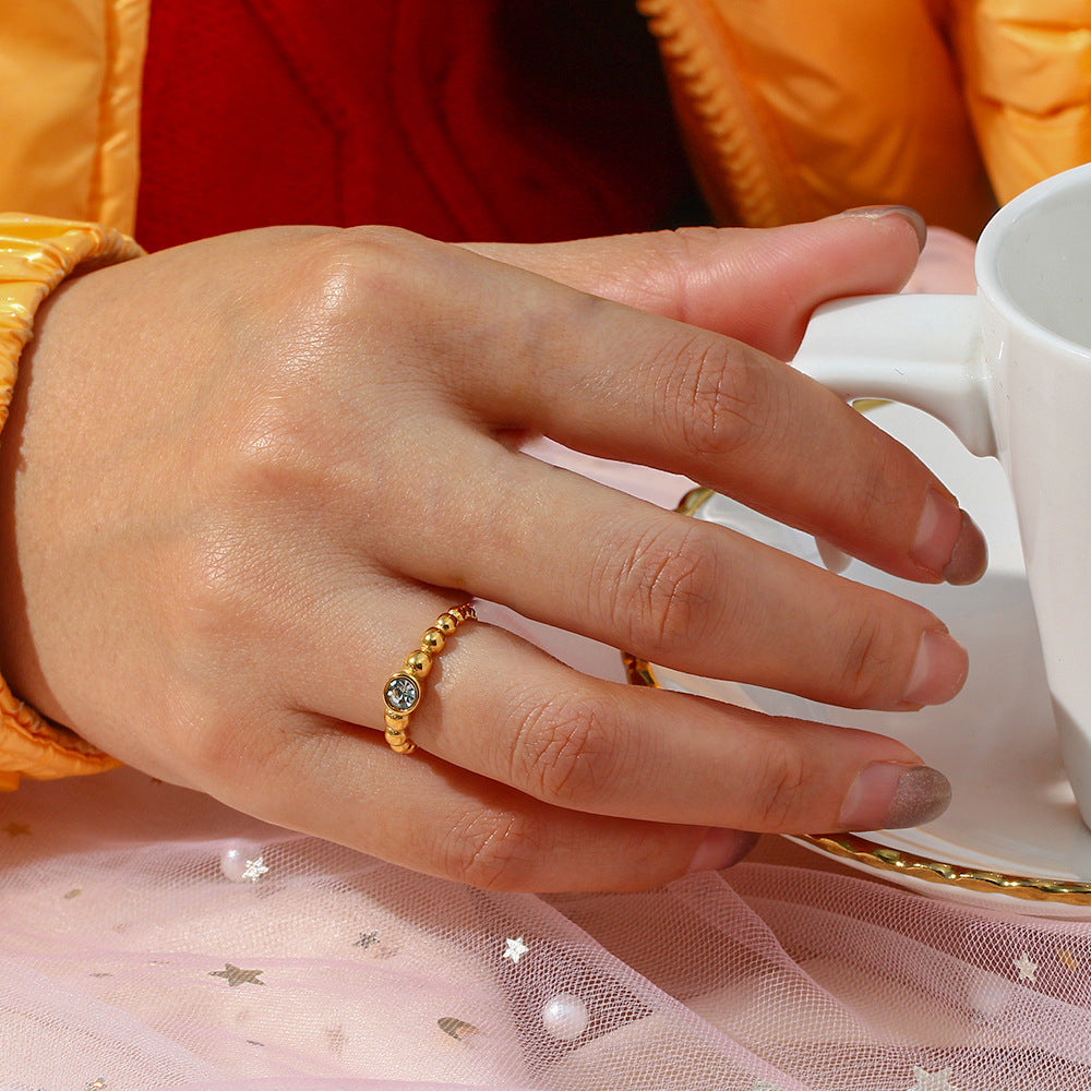 Zennie Oro Anillo