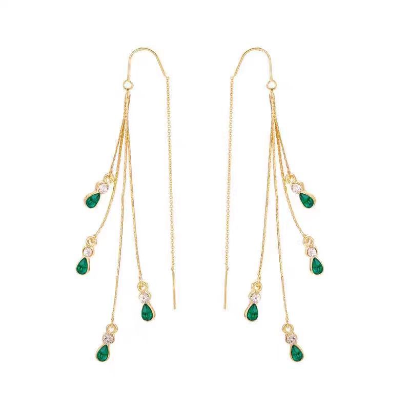 Calista Moreau Tassel Aretes | Oro