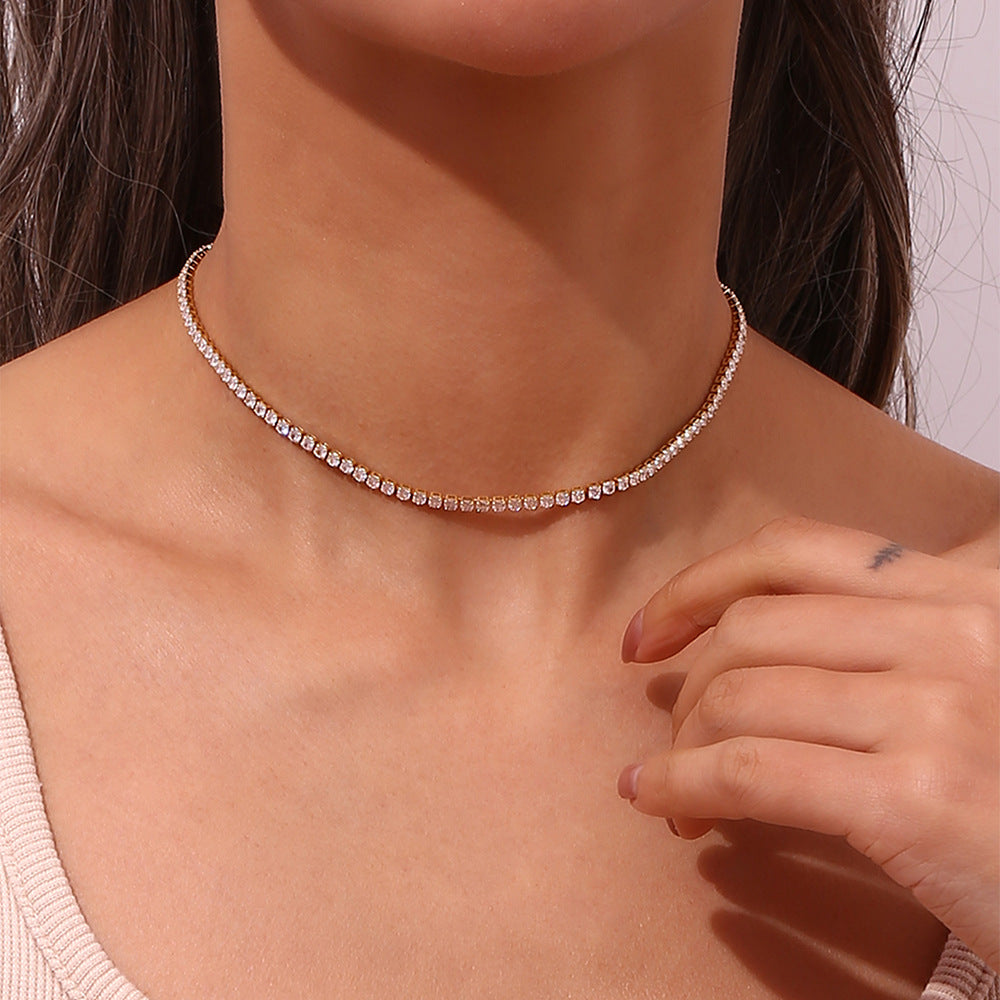 Isolde Diamante Tennis Collar
