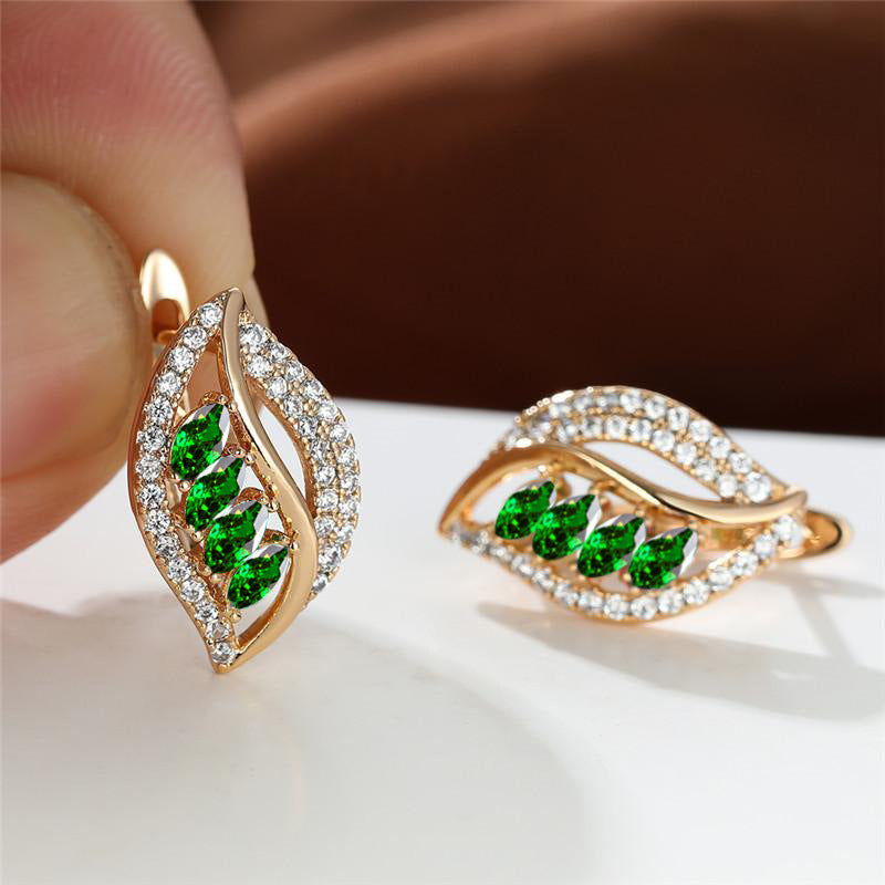 Verdant Island Aretes | Oro