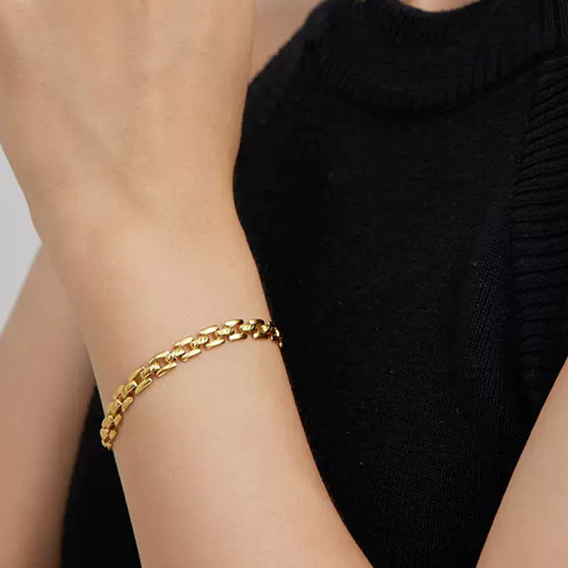Timepiece Chain Pulsera | Oro