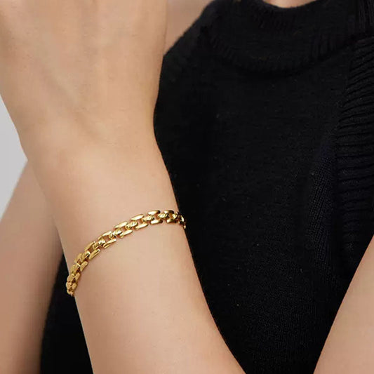 Timepiece Chain Pulsera | Oro