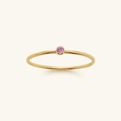 Amelia Birthstone Stacker Anillo