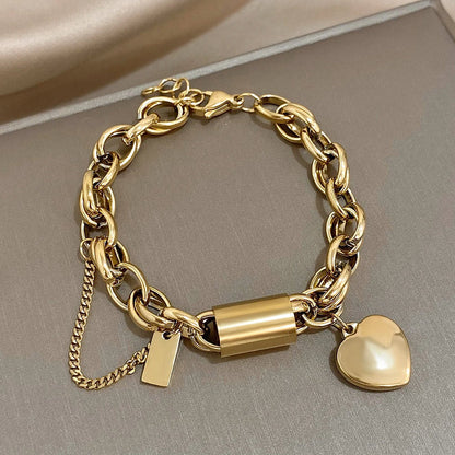 Heartened Chunky Pulsera | Oro