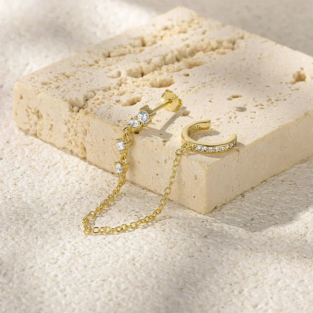 Audra Chain Cuff Arete