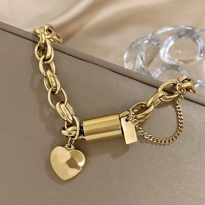 Heartened Chunky Pulsera | Oro