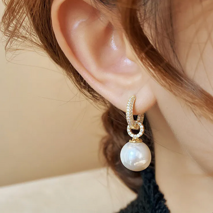 Stunning Aretes de Perlas
