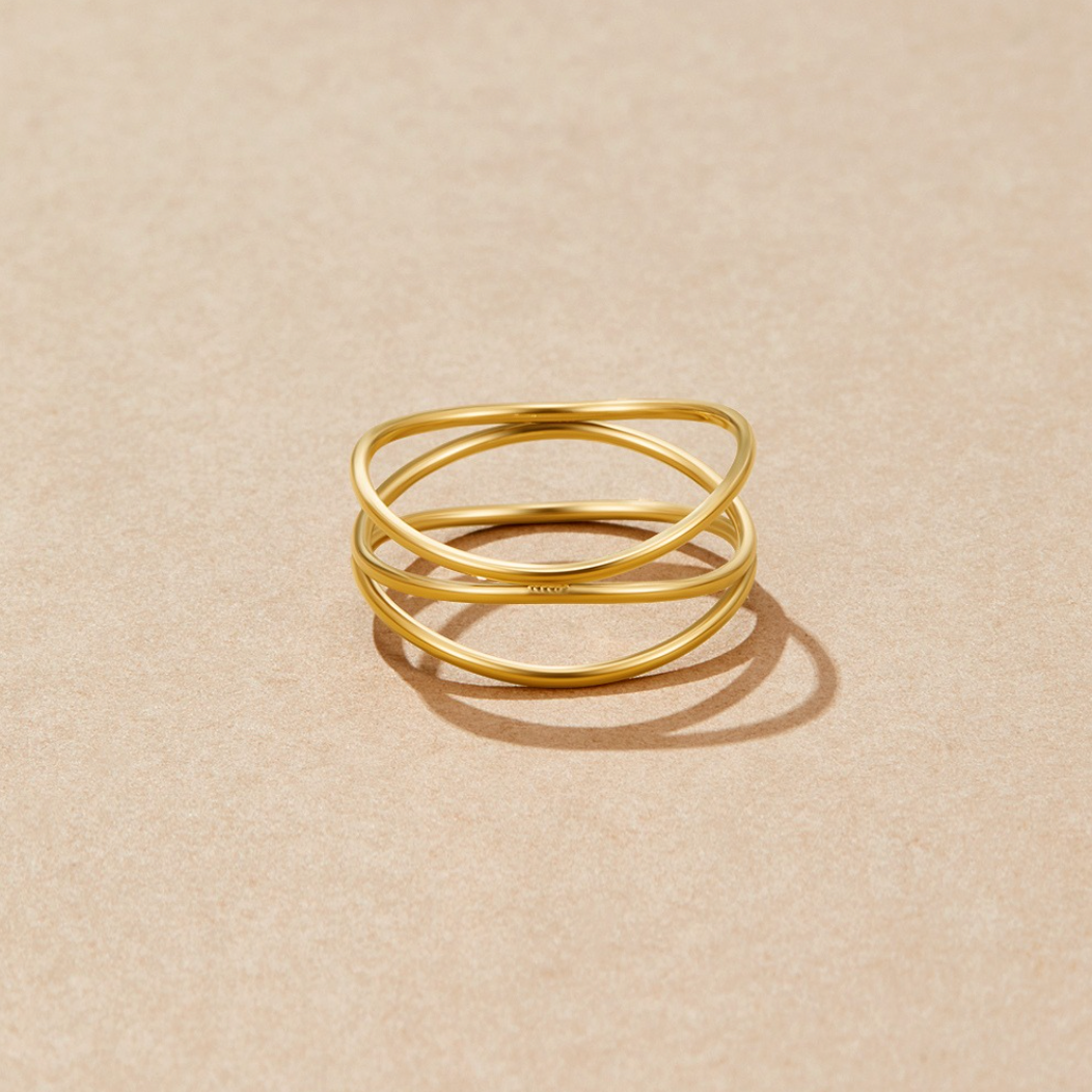 Oro Minimalist Wrap Anillo