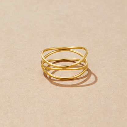 Oro Minimalist Wrap Anillo