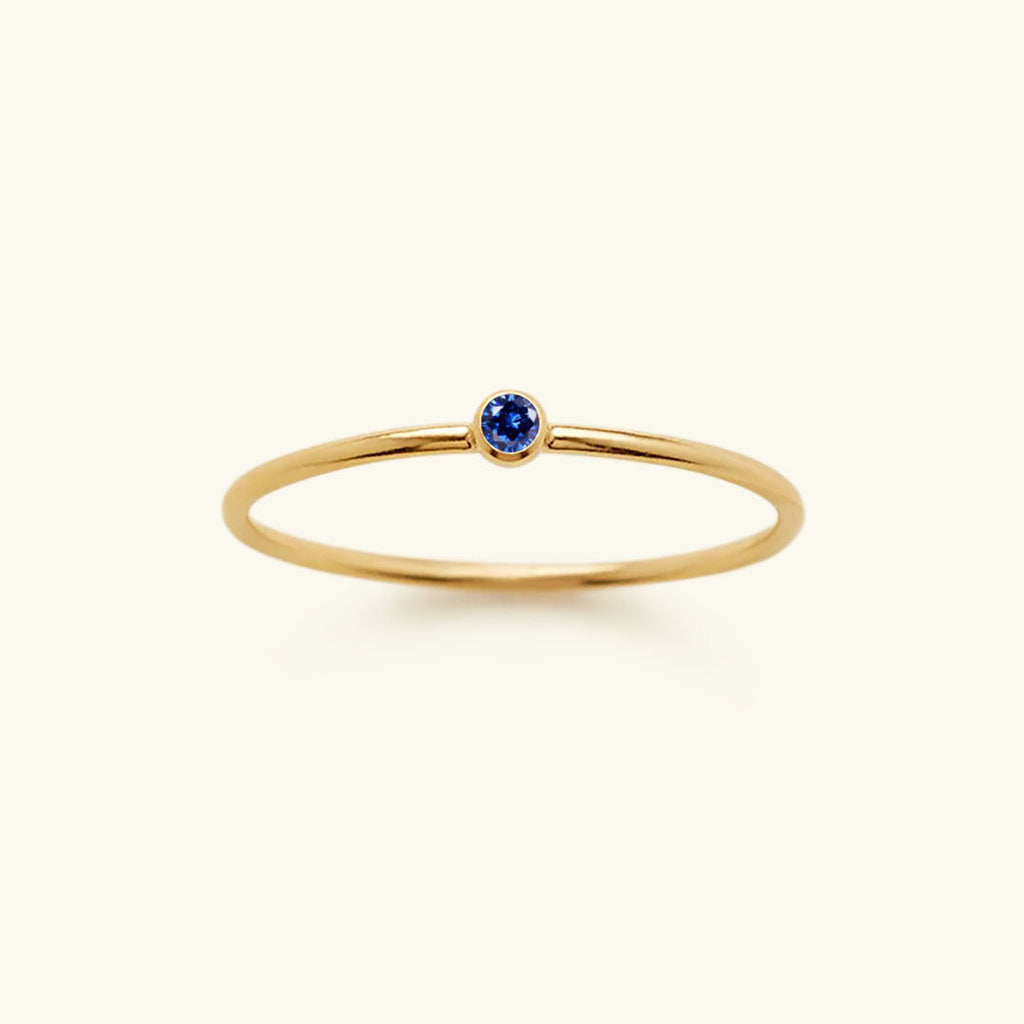Amelia Birthstone Stacker Anillo