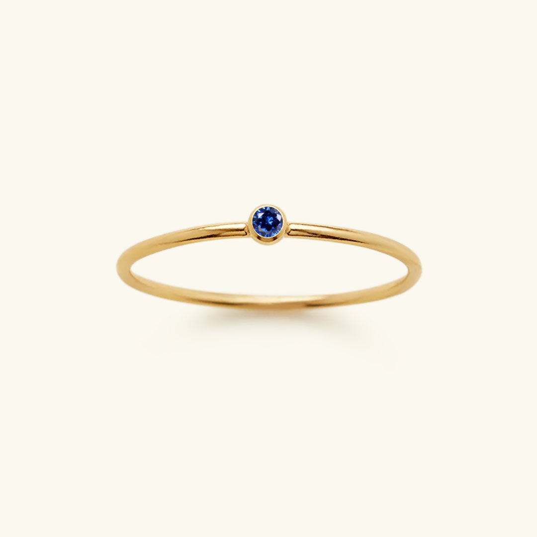 Amelia Birthstone Stacker Anillo