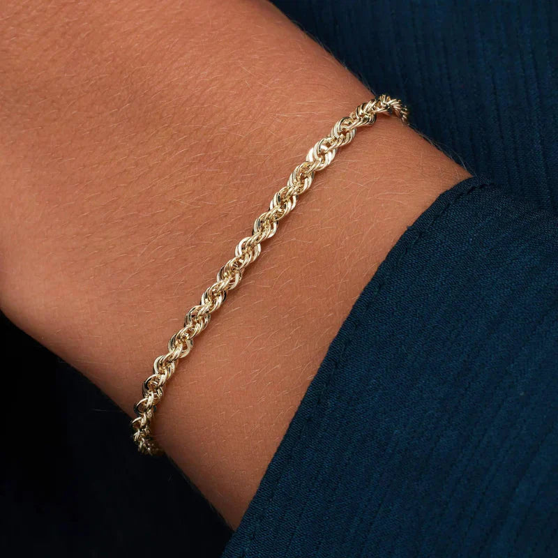Twisted Chain Pulsera | Oro
