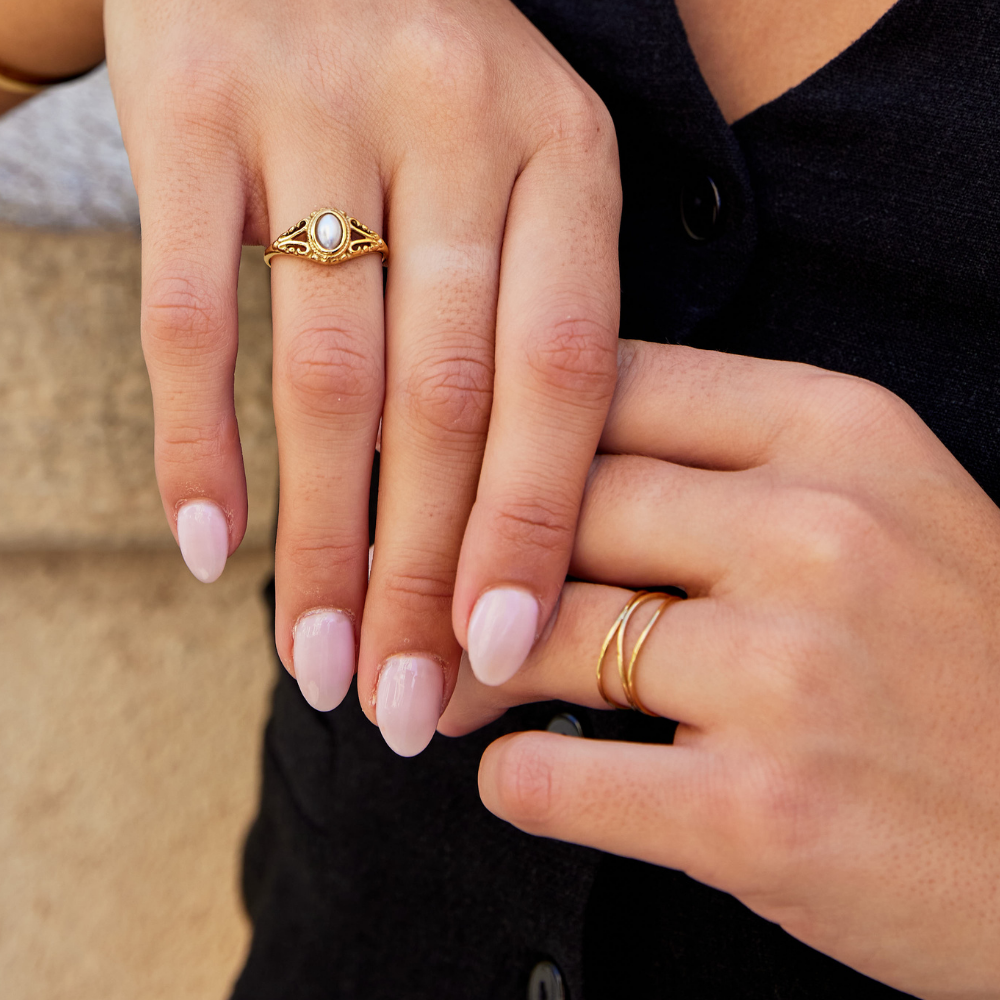 Oro Minimalist Wrap Anillo