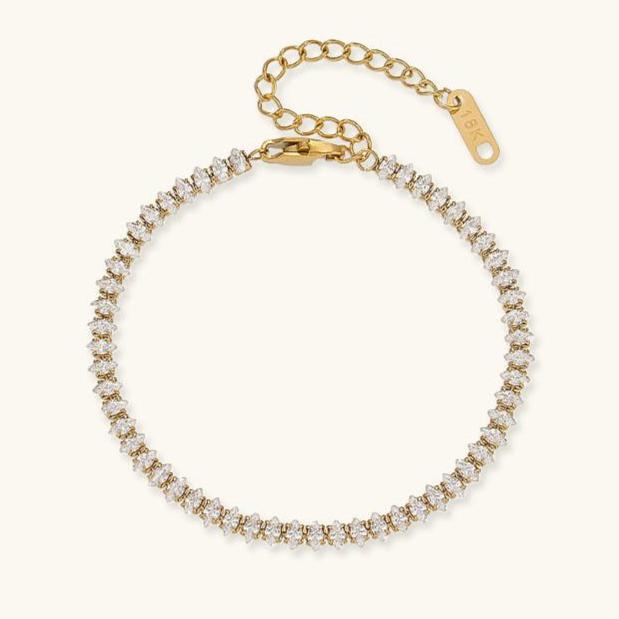 Wisteria Diamante Pulsera Tenis