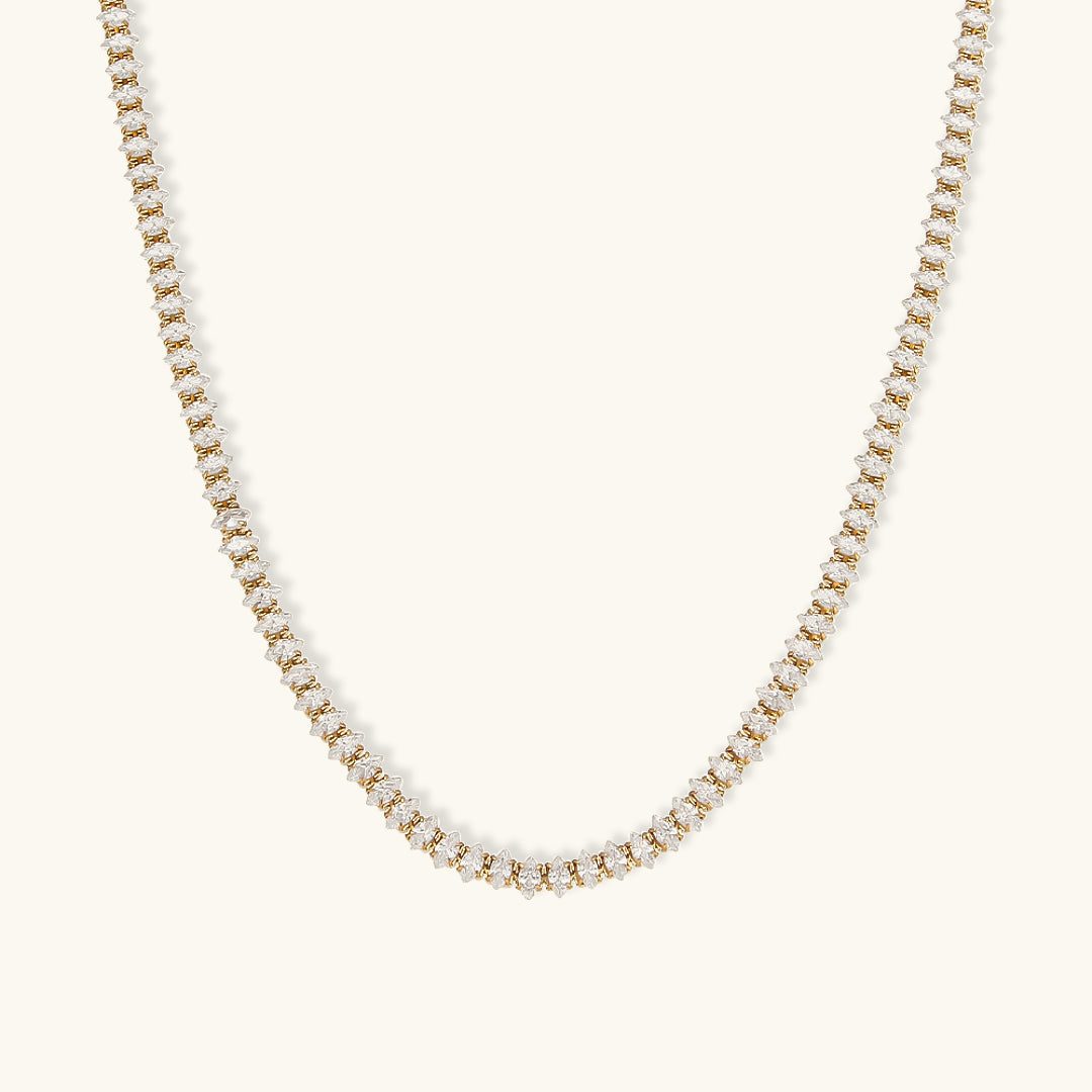 Wisteria Diamante Tennis Collar