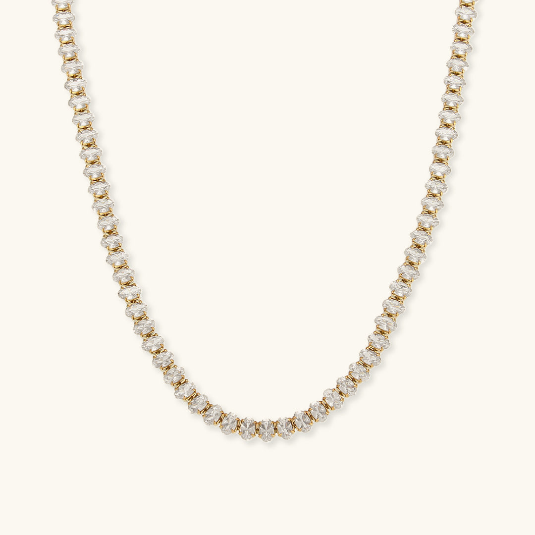 Wisteria Diamante Tennis Collar