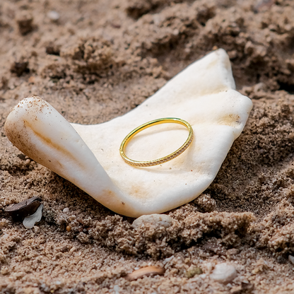 Zarra Paved Oro Anillo
