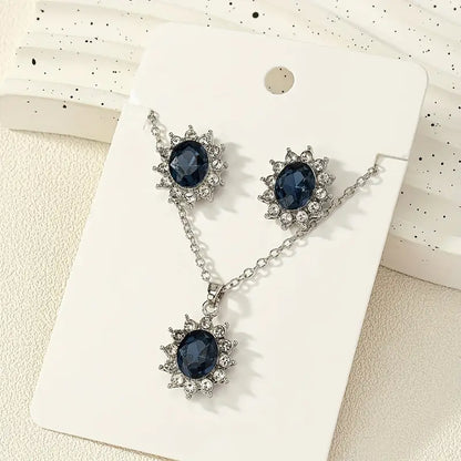 Katya Azuryn Set de Joyas | Blanco Oro