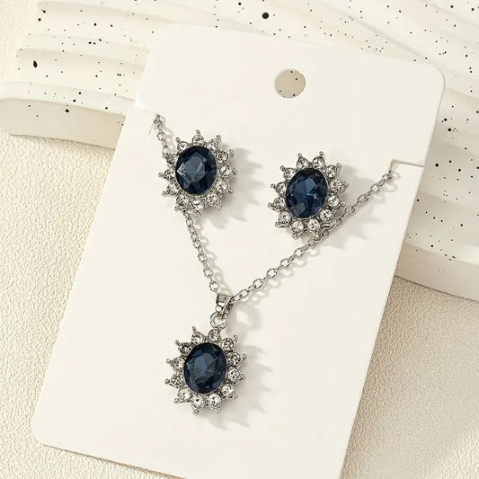Katya Azuryn Set de Joyas | Blanco Oro