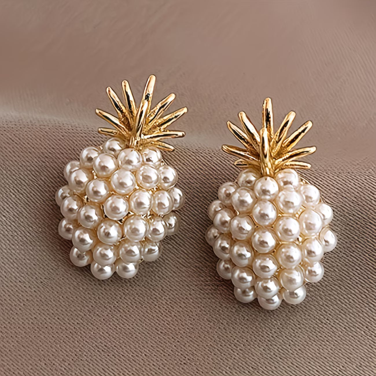 Perla Pineapple Aretes