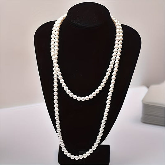 Timeless Double Collar de Perlas