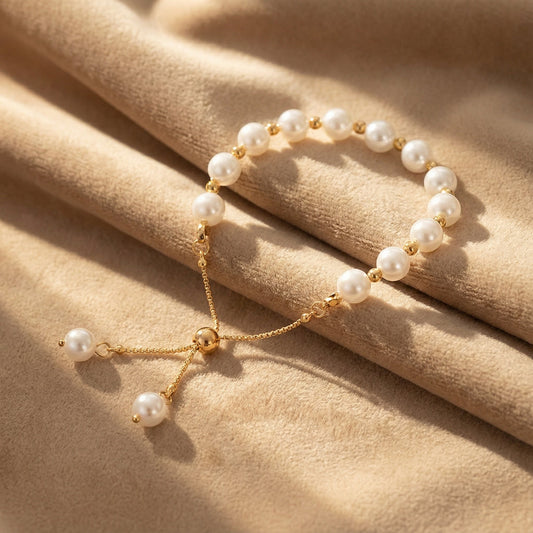The Icon Pulsera de Perlas