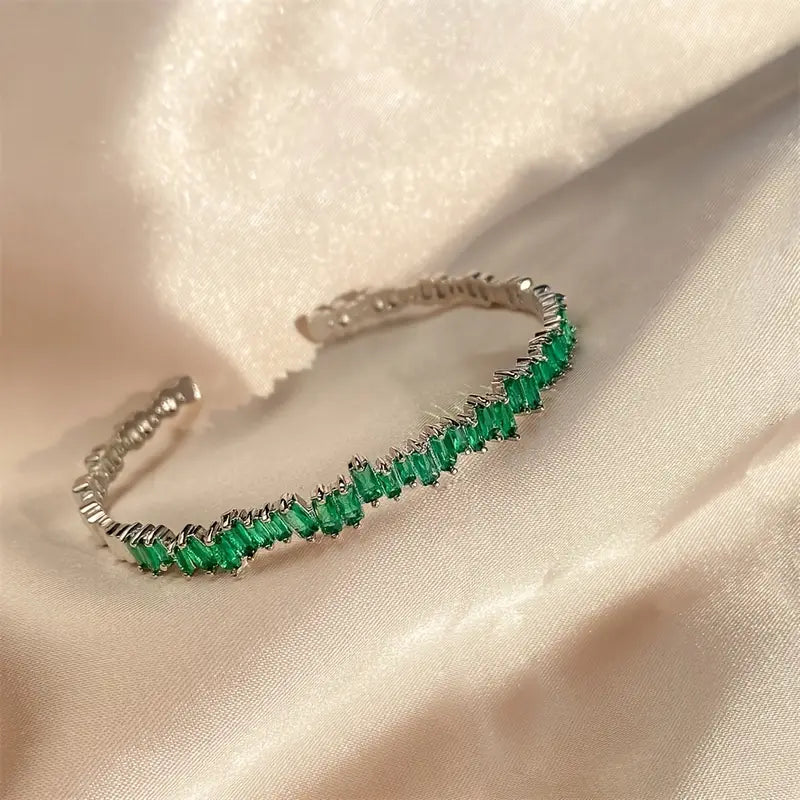 Milena Thalys Pulsera | Blanco Oro