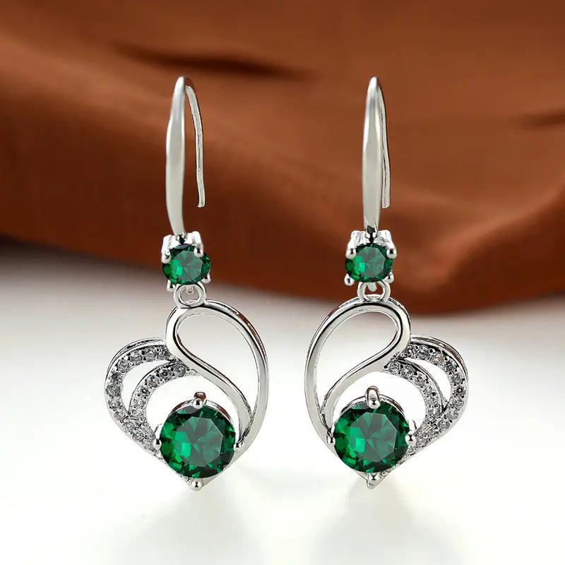Seraphina Duval Aretes | Blanco Oro