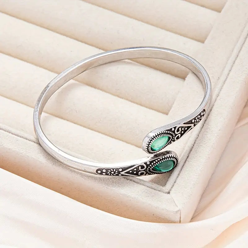 Esmeralda Devereux Pulsera | Blanco Oro