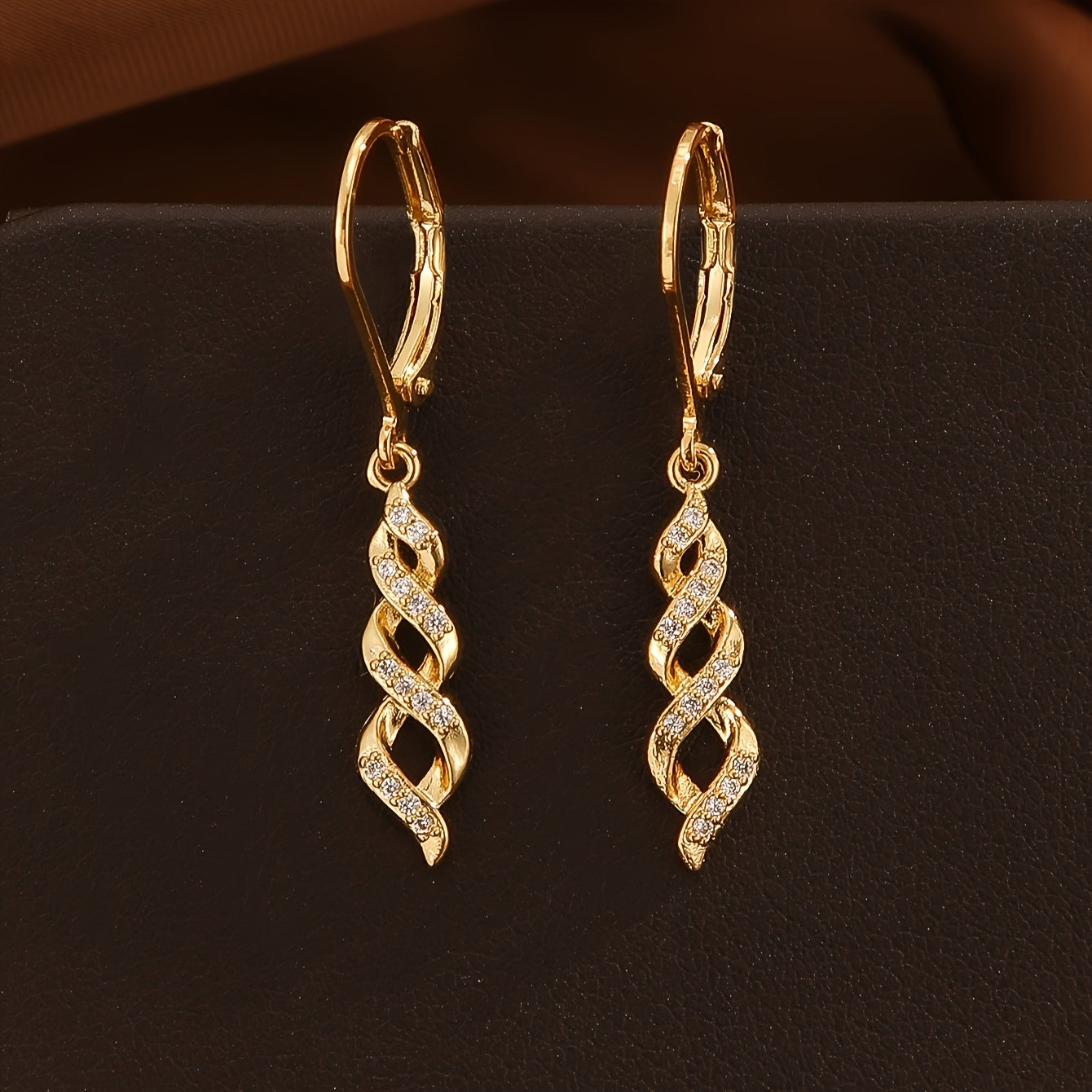Shimmer Twist Ava Aretes | Oro
