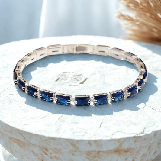 Mireda Thalindra Pulsera | Blanco Oro