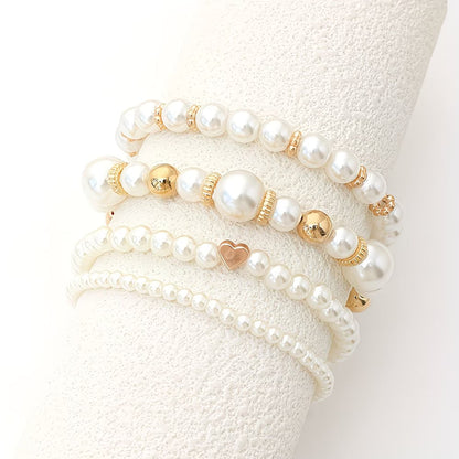 Perla Stacking Set de Pulseras of 4
