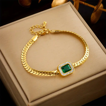 Oro Esmeralda Chain Pulsera