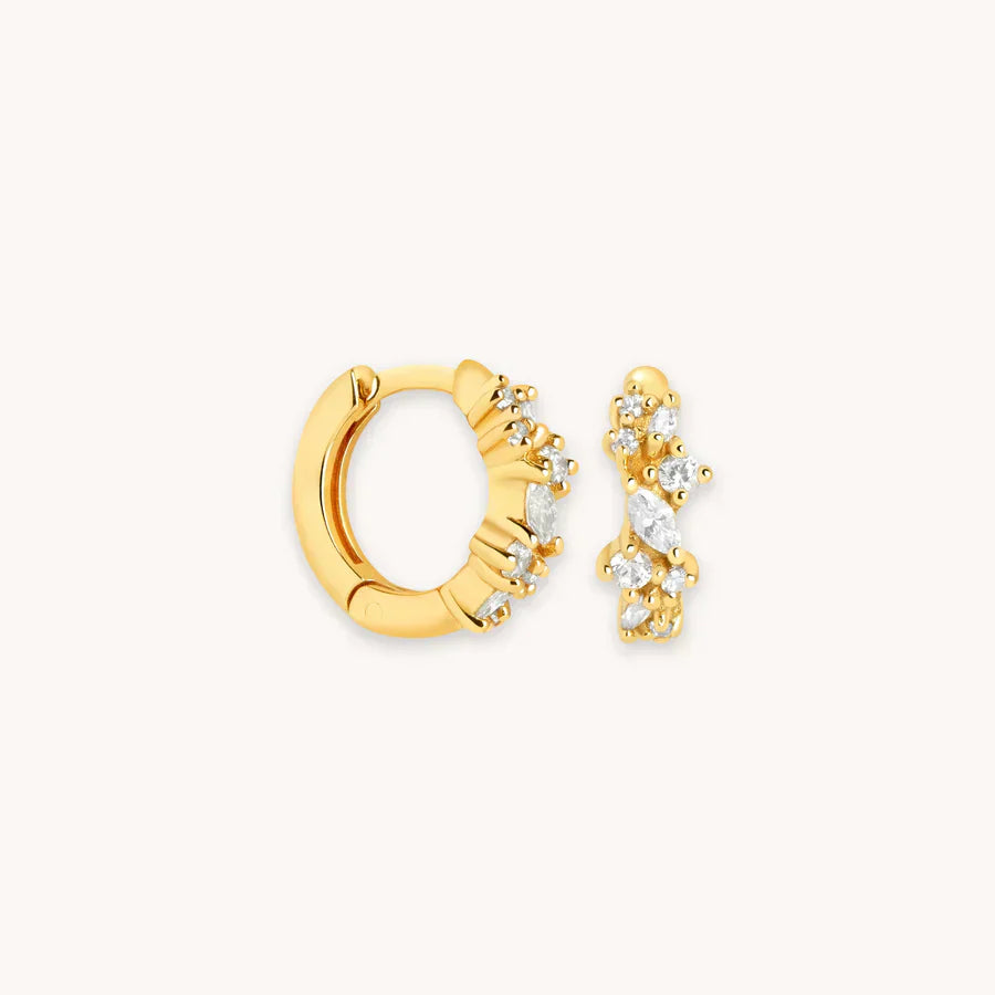 Cristal Cluster Huggies | Oro