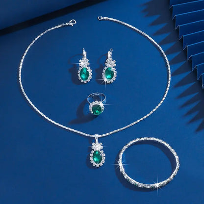 Seloria Grevalyn Set de Joyas | Blanco Oro