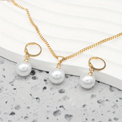 Golden Grace Set de Joyas con Perlas | Oro