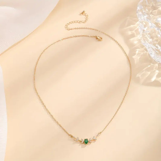 Oro Esmeralda Minimalist Collar