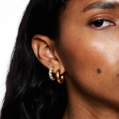Mother-of-Perla Dije Aretes