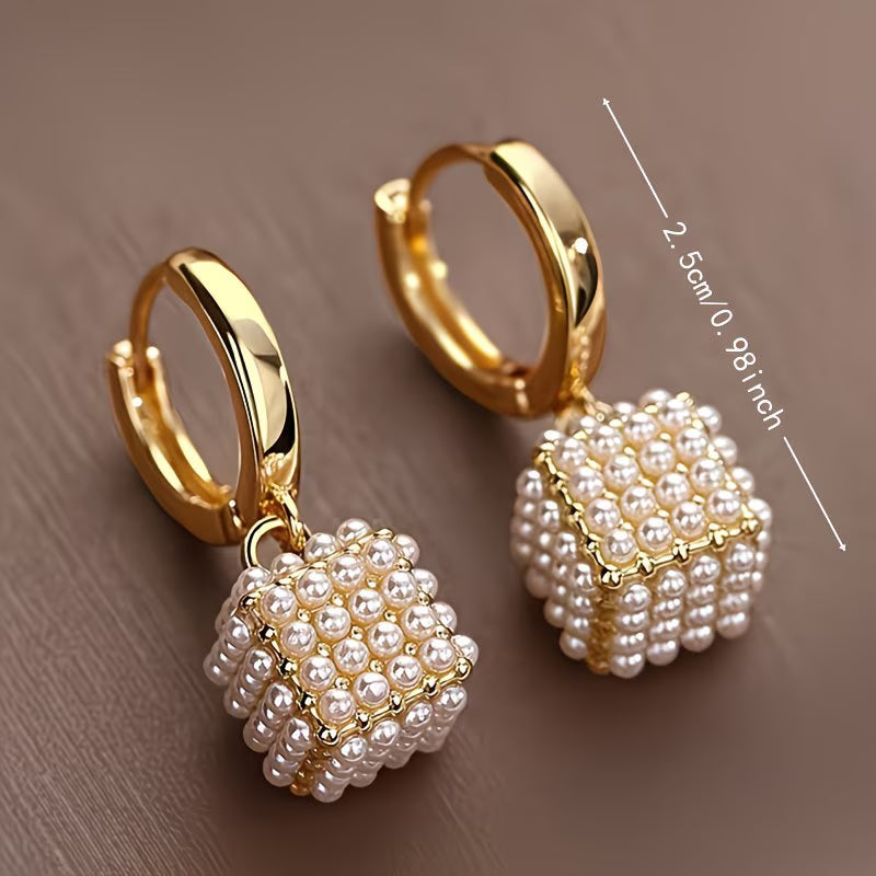 Perla Cube Aretes