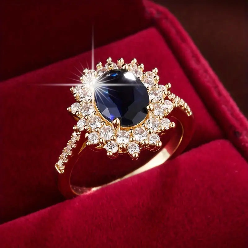 Vionne Saphirae Anillo | Blanco Oro