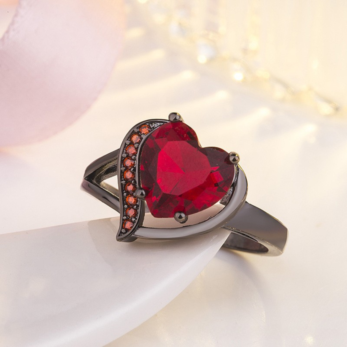 Calindra Rosethorne Anillo | Blanco Oro