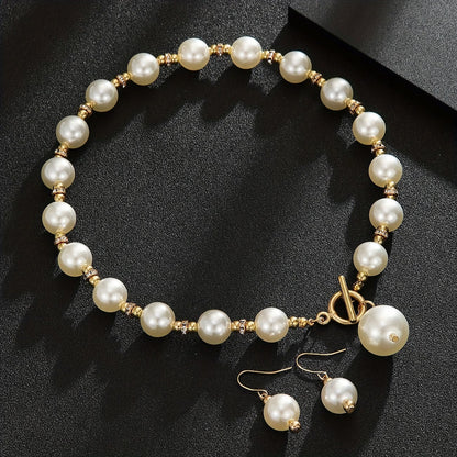 Chunky Perla Statement Set de Collares