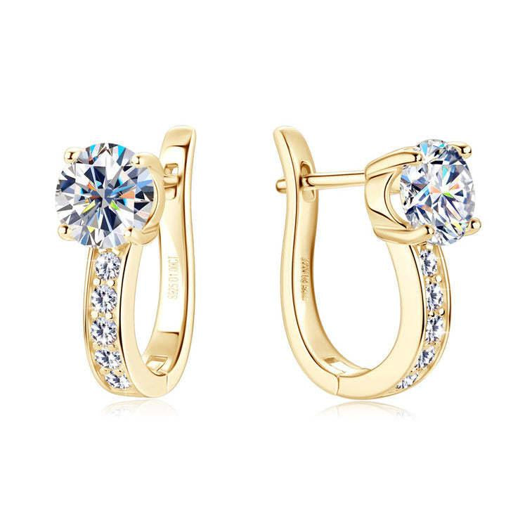 Channel Huggie Aretes | Oro