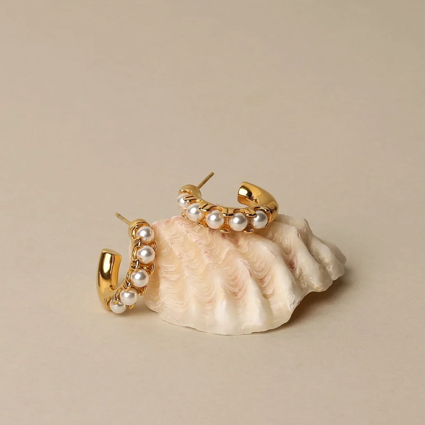 Mother-of-Perla Dije Aretes