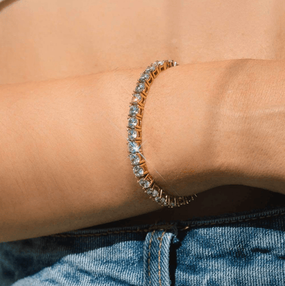 Pulsera Tenis Oro