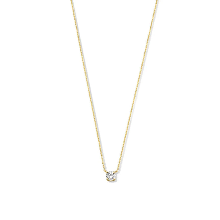 Cléa Moissanite Piedra Collar | Oro